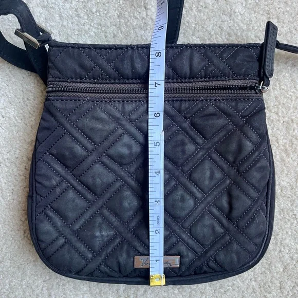 Vera Bradley Quilted Black Crossbody Bag - Picture 6 of 6